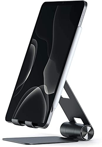 SATECHI R1 Faltbarer Aluminium-Tablet-Ständer, Schwarz