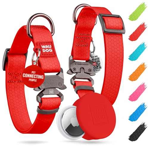 WAUDOG Halsband Hund Wasserfest Verstellbares Hundehalsband Große Hunde - Hundehalsband Mittelgroße Hunde Hundehalsband Kleine Hunde Halsbänder & Welpen Halsband