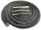 Joint de poêle - Cordon d'étanchéité - Diamètre 16 mm - Longueur 2,5 m - Joint rond pour poêle à cheminée - Graphisé (gris) - Joint de cordon (2500 x 16 x 16)