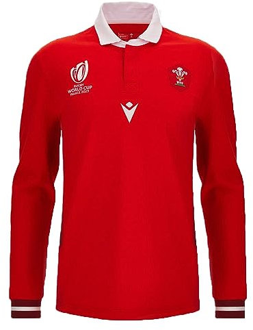 Maillot Pays de Galles Rugby WRU World Cup Rugby - Rouge - Homme - Taille 4XL
