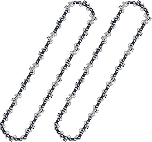 Supstable Lot de 2 mini chaînes de tronçonneuse de 8 Pouces pour tronçonneuse électrique portable sans fil de 8 Pouces