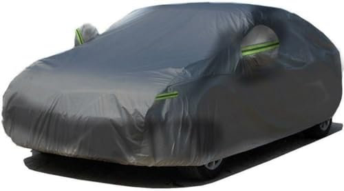 Big Ant universal Autoabdeckung Vollgarage car Cover Abdeckplane Auto Garage Wasserdicht Autogarage Autoplane Staubdicht Autohülle Passt für Meisten Auto im Winter & Sommer Schwarz