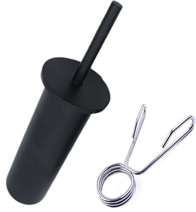 TAOZHUGONG Weight Plate Gym Pin Extender, 10 x 80 mm, Stainless Steel, Chrome Finish