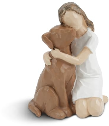 DIBALIYI Engel Hundefiguren, Engel Hunde Freundschafts Gedenkstätten | Schutzengel Engel Figur, Hundegeschenke für Hundeliebhaber, Gedenkgeschenke für Den Verlust Geschenke Mehrfarbig Thanksgiving