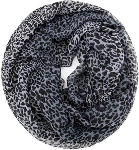 Glamexx24 Loop Schal Schlauchschal Leichter Damen Schal Mehrfarbig Rundschal Halstücher Sommerschal Loopschal Halstuch