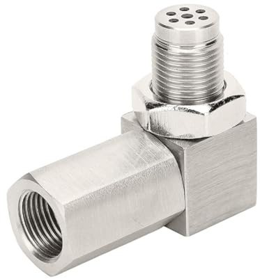 GisWell Sauerstoffsensor Extender, M18x1.5 Lambdasonde Verlängerung Edelstahl 90° Lambda Eliminator Adapter Für Auto/LKW Katalysator CEL Fix