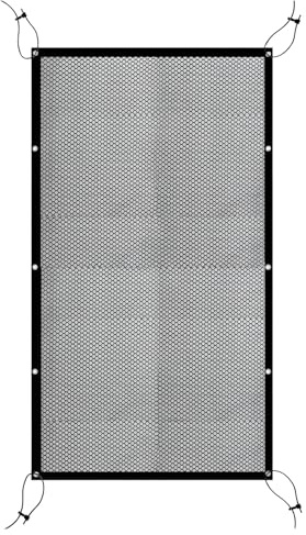 Zyntora Red de barrera para perro para coche, barrera de aislamiento entre asientos, red de aislamiento telescópica antideslizante, accesorios de coche para seguridad de viajes por carretera