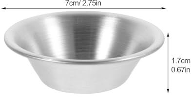 ERINGOGO 4pcs Stainless Steel Egg Tart Mold Baking Molds Scratch Resistant and Heats up Quickly for DIY Egg Tart and Baking Desserts