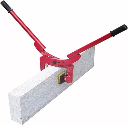 Sollevatore per lastre a palo, morsetto di sollevamento per pietra, acciaio legato forgiato, capacità 260-325 kg, apertura regolabile 6-30 cm, per sollevamento blocchi di cemento (grande)