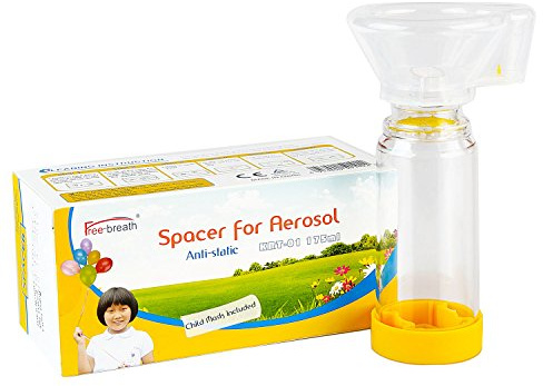 Aerosol Platz Kammer Abstandshalter für Kinder, kommt mit Maske, passen Sie jede Größe, Sealed Paket, sauber und sicher