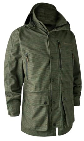 Deerhunter PRO Gamekeeper Jacket Turf XXX-Large Check - Hunting jacket insulated weatherproof for Men