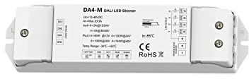LEDUX 12-48V DALI LED Dimmer 4xKanäle Dimmen, CCT, RGB, RGBW (12-48V DC 4xCH Dali Dimmer)