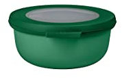 Mepal Multi Bowl Cirqula Round - Mikrowellen Geschir - Geeignet als Luftdichte Aufbewahrungsbox für den Kühlschrank, Mikrowellengeschirr & als Frischhaltedosen - 350 ml - Vivid green