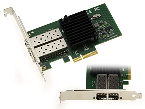 KALEA-INFORMATIQUE Carte contrôleur réseau PCIe SFP 2 Ports Fibre LC avec Chipset Intel I350AM2. Dual Gigabit Ethernet