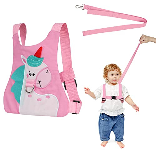 AOMIG Harnais de Sécurité Enfant,1.5M Bébé Ceinture Anti-perdue Rênes Pour Tout-Petits Harnais de marche pour Enfant Sac a Dos Empêche Enfants de se Perdre,Convient pour Sortir