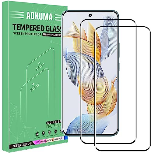 AOKUMA [2 Pezzi Pellicola Vetro Temperato per Honor 90 Pellicola Protezione,Durezza 9H,Antiurto Antigraffio e Anti-impronta