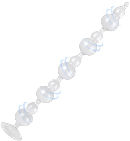 Ultralang Analplug Dildos Analkette mit 10 Analkugeln Anal Beads,Riesen Dildo Buttplug Analspielzeuge,Analplug für Männer Frauen Anfänger,Anal Dildo Anal Plug Masturbator,Analdilos Herren (L)