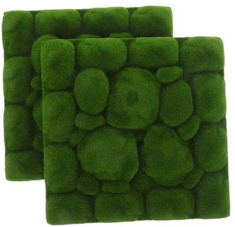 Warmhm Beflocktes Kunstmoos Patch 30x30cm Aus Langlebigem Material Detailreiches Kleiner Landschaftsdekor Für Selbstgemacht Gartenwand Mikro Moos Für Terrarien Und Fotorequisiten