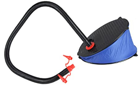 TOPBATHY Fußpumpe Für Luftmatratzen Und Kajaks Dual-Purpose Luftpumpe Mit Düsen Gehäuse Manuelle Fußbedienung Zum Schnellen Aufblasen Und Entleeren Von Aufblasbaren Spielzeugen
