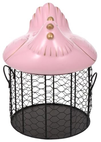 Zerodeko Egg Storage Container Iron Egg Organizer Basket Multifunctional Fruit Collector Southeast Asian Style Storage Box