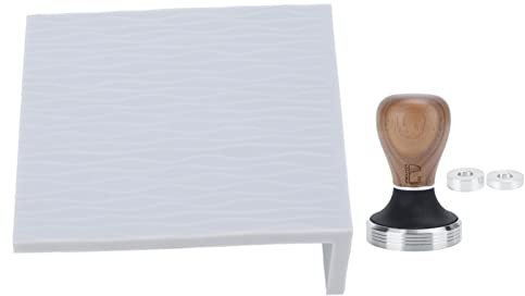 Espresso Tamping Mat, Espresso Tamper Coffee Matt for Counter Espresso Hand Tampers Espresso Tamper Station(Grey)