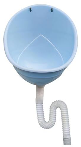 WXXSHGDW Urinoir en Plastique Simple pour Hommes, Urinoir Mural pour Salle de Bain pour Hommes, Urinoir Sans Eau, Urinoir Extérieur pour Jardin, Inverseur D'urinoir Mural Portable pour Jardin(Blue)