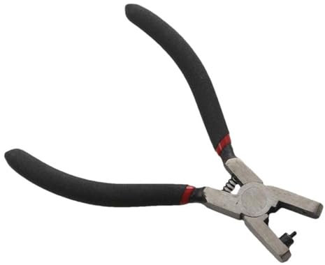 Alicates perforadores de metal resistentes de 2 mm, mango ergonómico para hacer joyas, relojes, proyectos de manualidades