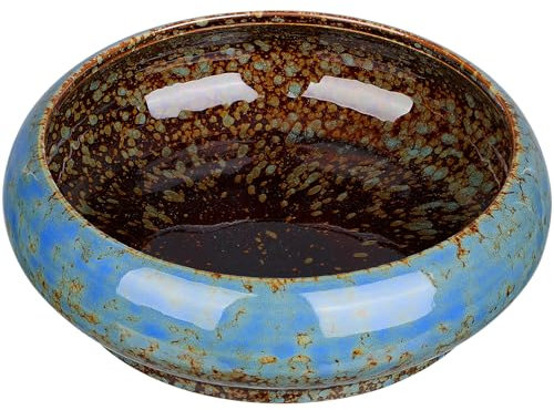 SHINEOFI Maceta De Cerámica 1 Pieza Maceta Hidropónica para Nenúfar para Bonsái Contenedor Decorativo para Suculentas Hogar Jardín Decoración De Escritorio.