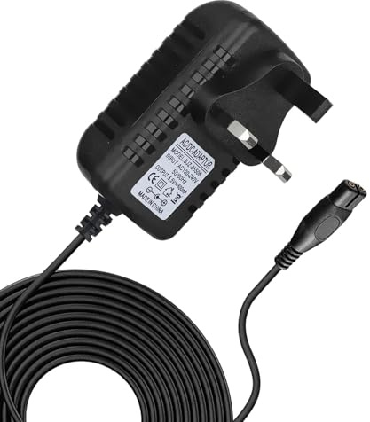 5.5V 600mA for Karcher Window Vac Charger - Compatible with Karcher WV1, WV1 Plus, WV2, WV2 Plus, WV5, WV5 Premium 2nd Gen, WV50, WV60, WV70, WV75 | Safe & Reliable Power Lead