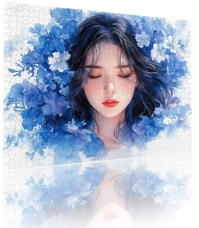 Jigsaw Puzzle Adultos Mujer Flor Rompecabezas Educa Puzzle Desafiando lo Imposible 5000 Piezas Incluye Pegamento Fix a Partir de 7 AñOs Actividades de Juego, como DecoracióN y Regalo 105x156cm t-803