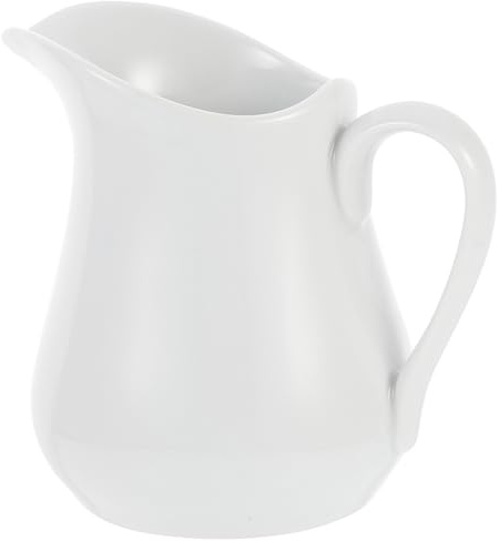 Alipis Pichet De Crémier Avec Poignée Pot À Lait En Céramique Bec Verseur Pour Sauce Service De Table Pour Cuisine Maison Restaurant Bar Buffet Et Fête