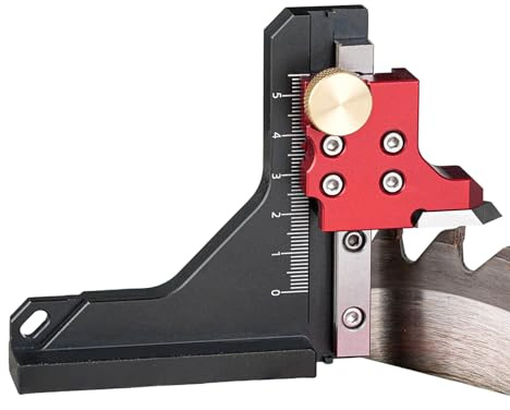 Medidores de altura: herramienta de medición de aleación de aluminio, medidor de profundidad para carpintería de utensilios manuales multiusos | Calibre para tala forestal, aserradero, jardinería, tra