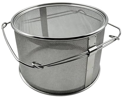 Duroecsain Il doppio setaccio – Estrattore in acciaio inossidabile | Setaccio per burro, apicoltura, alveari, apicoltori, cucina, cibo e cottura