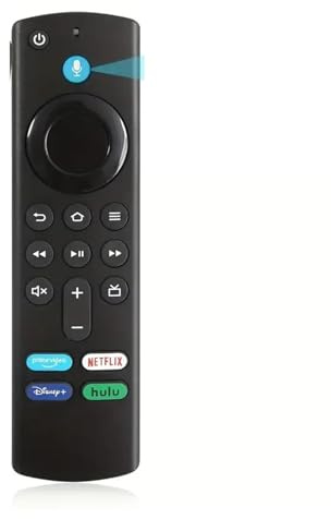 Télécommande vocale de Remplacement, for Fire Stick TV 3e génération Smart 4K Max Lite Cube, Fonctionne avec Alexa, 1 pièce(3rd)