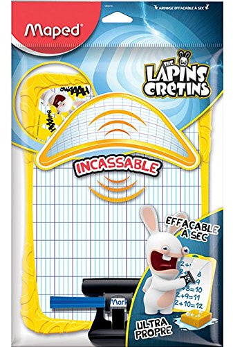 Maped 583515 Schreibtafel RABBIDS, trocken abwischbar, weiß