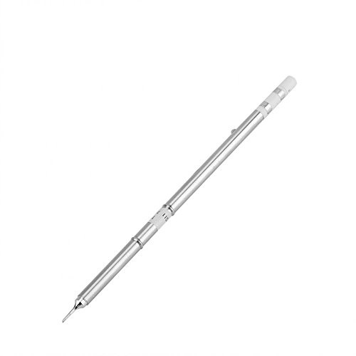 Saldatura Punte di Ferro, Akozon Serie T12 / 10pz Punta per Saldatore Set di Ricambio per Stazione di Saldatura FX-951(T12-C1)