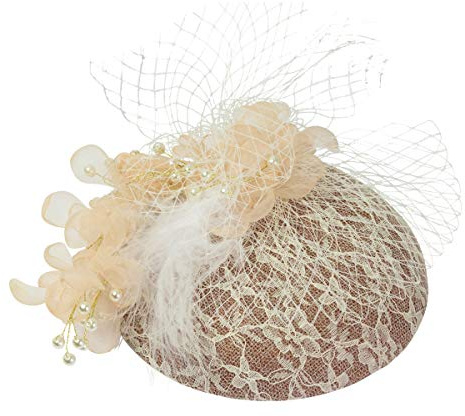 Lovett&Co. Cappello vintage a forma di gabbia per uccelli, colore: rosa scuro
