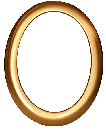 REAL VOTIVA FONDERIE D'ARTE Marco de Bronce - Formato Ovalado - Línea Olpe (11x15 cm, Montaje en Pared) [P.02.0518/11]