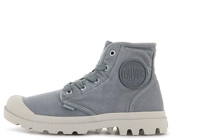 Palladium Pampa Hi sneakerstövlar för kvinnor, Grå, 37 EU