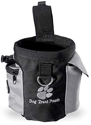TopHomer Dog Treat Pouch Pet Hands Free Training Waist Bag Drawstring Carries Pet Toys Food Pouch Dog Treat Bag