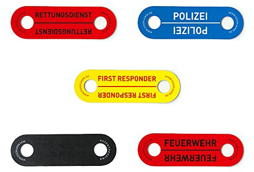 DoorJamm Türblocker Türstopper für Feuerwehr, Rettungsdienst, Polizei und First Responder Einheiten (Polizei (blau))