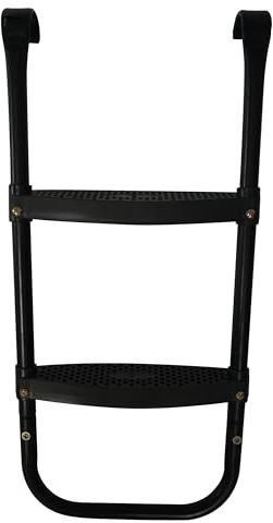 Jump PRO Trampoline Ladders: Fully Assembled, Rust-Resistant for 8ft, 10ft, 12ft, 14ft, 16ft Trampolines with Safety Steps - Perfect Choice for Your Trampoline Ladder Needs, Durable and Reliable.