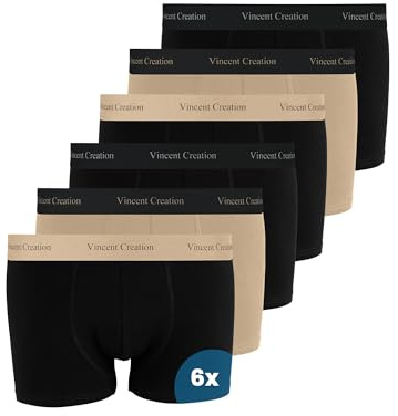 Vincent Creation 6-pack boxershorts, boxershorts, kalsonger, retroshorts för män