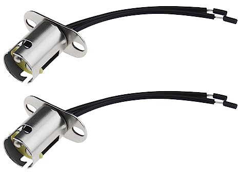 2 Stück BAY15D 1157 Lampenfassung Adapter LED Glühbirne Fassung Halter Kabelbaum Fassungen Zubehör für Blinker Bremslicht Rücklicht 12–24V 10cm