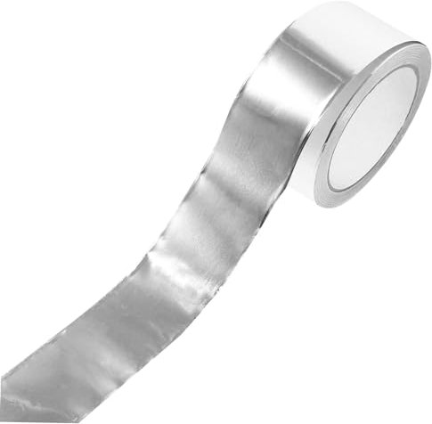 Selbstklebendes Aluminiumfolienband 1 Rolle aus Aluminiumfolie Silber