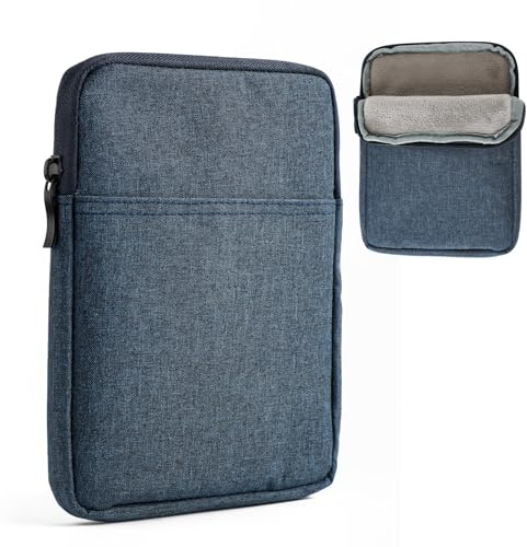 Housse pour Liseuse Électronique pour Kindle Appareil de 6 à 7 Pouces, Pochette de Protection pour Liseuse Housse de Protection pour Tablette Étui pour Liseuse (Bleu Marine)