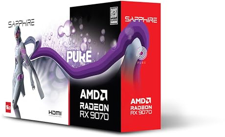 Sapphire PURE AMD RADEON™ RX 9070 GAMING OC 16GB DUAL HDMI/DUAL DP