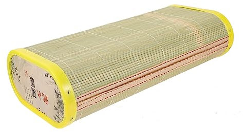 KOCKSHION Hohles Bambuskissen Orthopädisches Nackenstützkissen Aus Stabilem Bambus Atmungsaktiv Kühlendes Kopfkissen Für Schwitzer Geeignet Für Sauna Und Dampfbad Nutzung