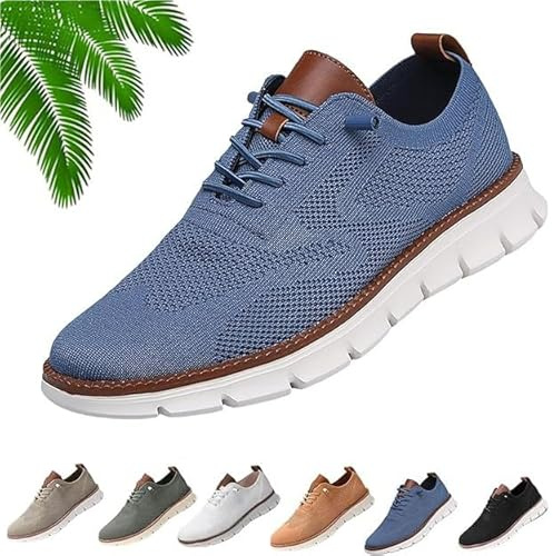 Chaussures Urbano Ultra, Chaussures Urban Homme – Sneakers Ultraconfort, Convient Aux Affaires Et Aux Loisirs (Bleu, Adulte, Homme, 42, Numérique, Système Taille Chaussures EU, Moyen)