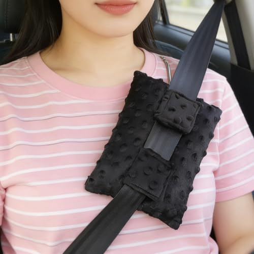KUMUROETA Seat Belt Pillow - Protective Chest Cushion for Surgery Recovery,Mastectomy and Heart Bypass,Comfort Pillow for Port,Pacemaker and C-Section,Soothing Support Pad for Women and Men